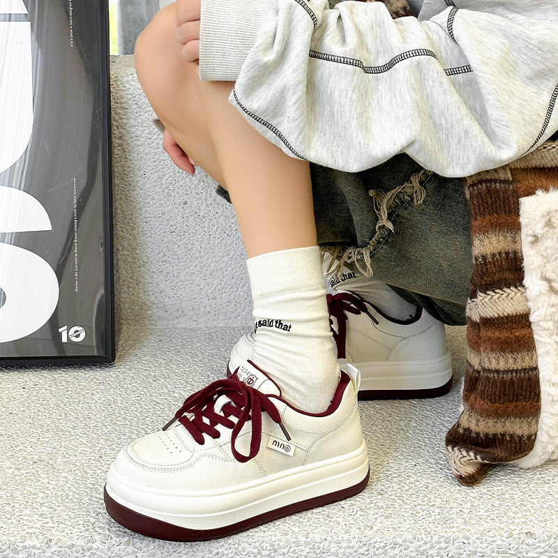 Women's Super Light Soft Bottom White Autumn Casual Shoes