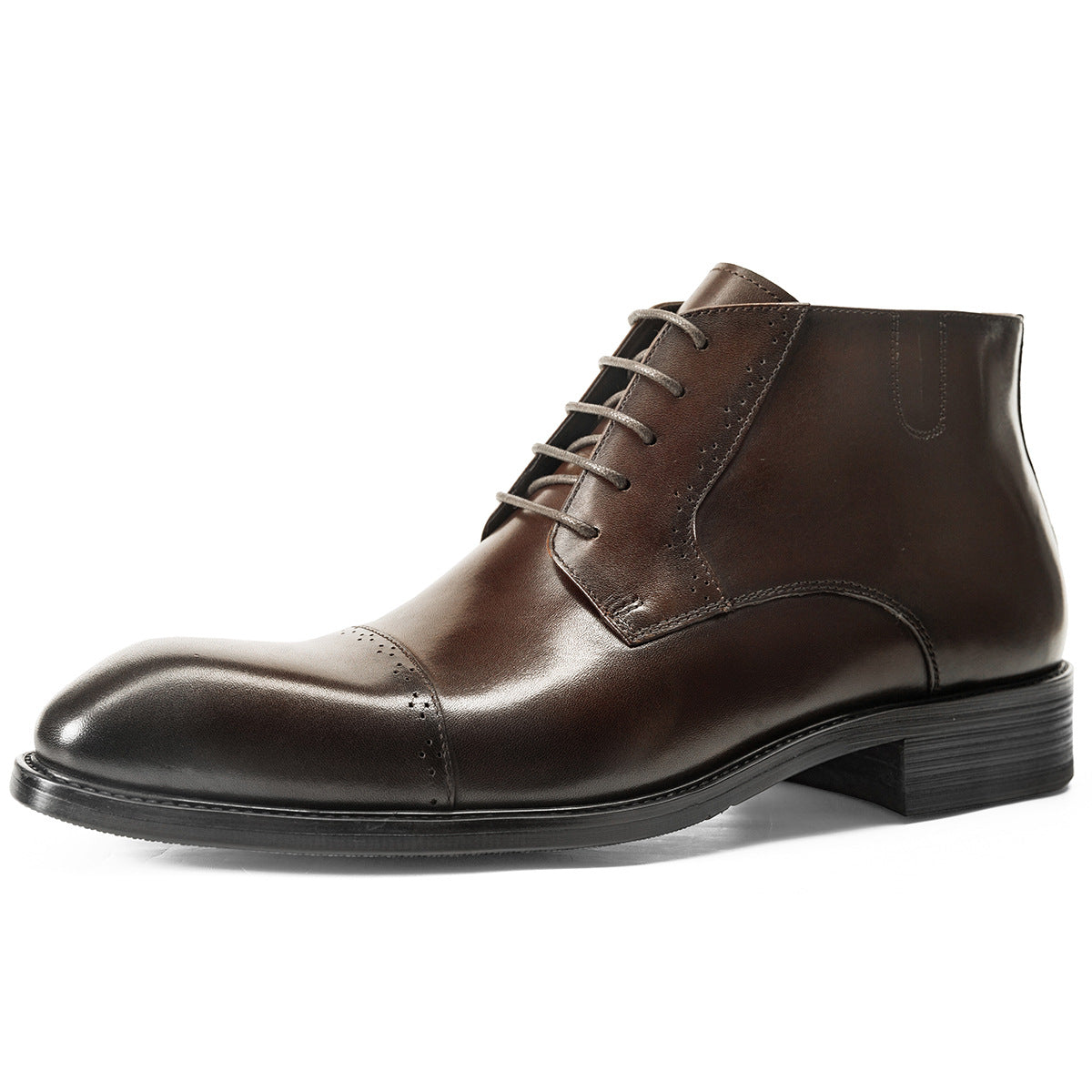 Men's Two-way Pointed Martin Flow Cowhide Fashionable Boots
