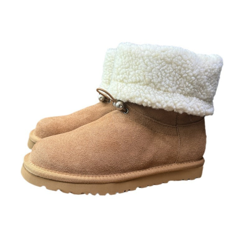 Women's Wool Length Thermal With Veet Elastic Boots