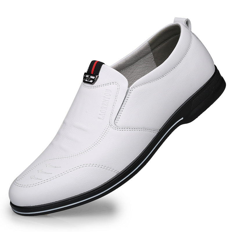 Men's Spring For Old White Soft Bottom Casual Shoes