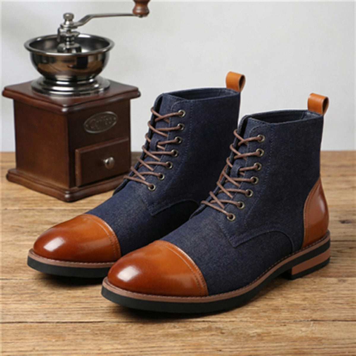 Unique Trendy Innovative Men's Martin Fashionable Men's Casual Leather Shoes