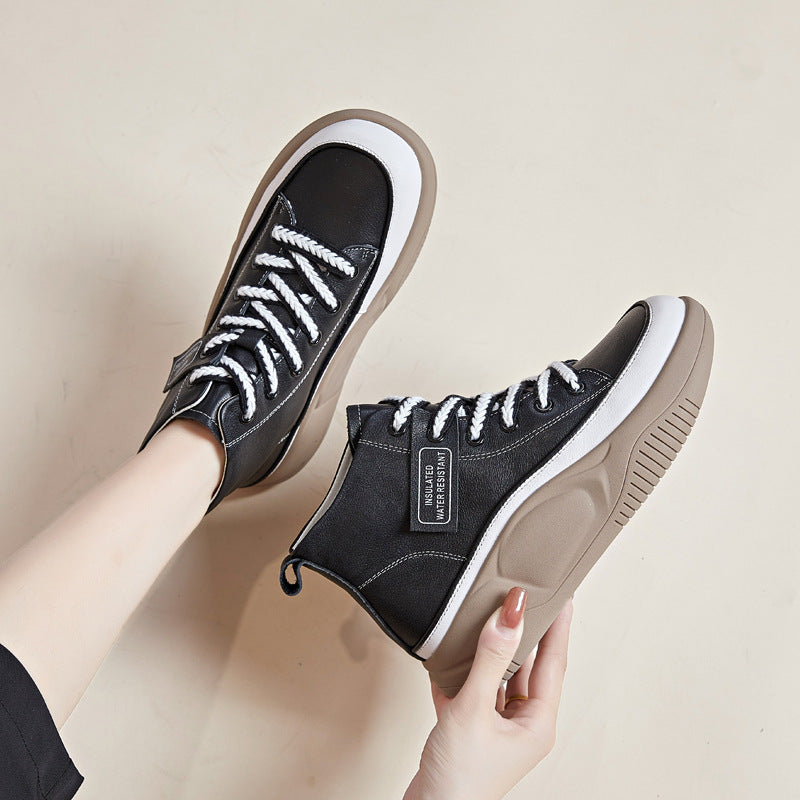 Doctor Duty Pregnant Mother Warm White Plus Casual Shoes