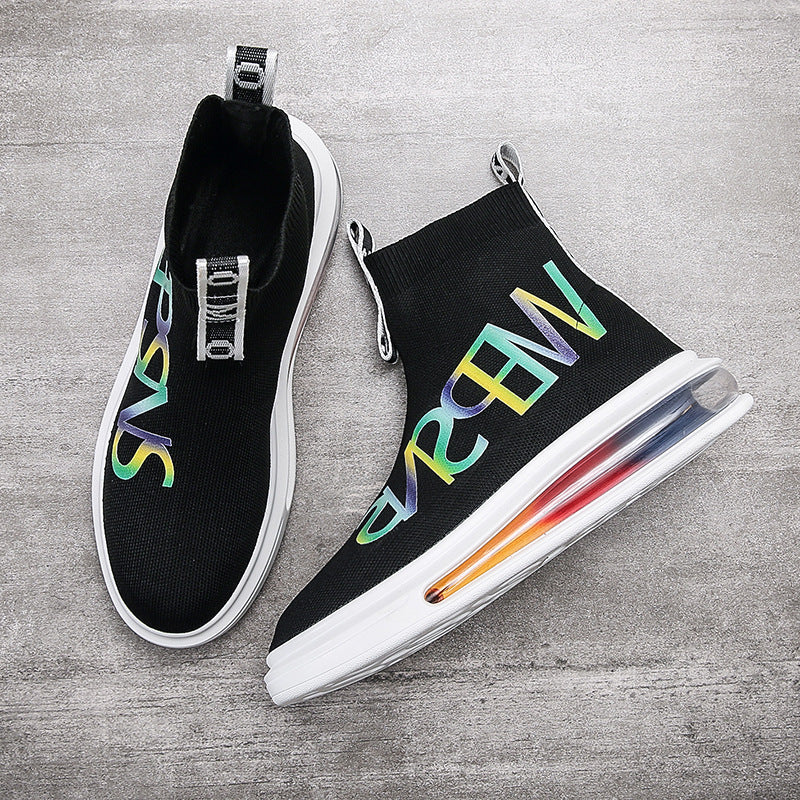 Men's Sock Flying Woven Summer Breathable Fashion Air Casual Shoes