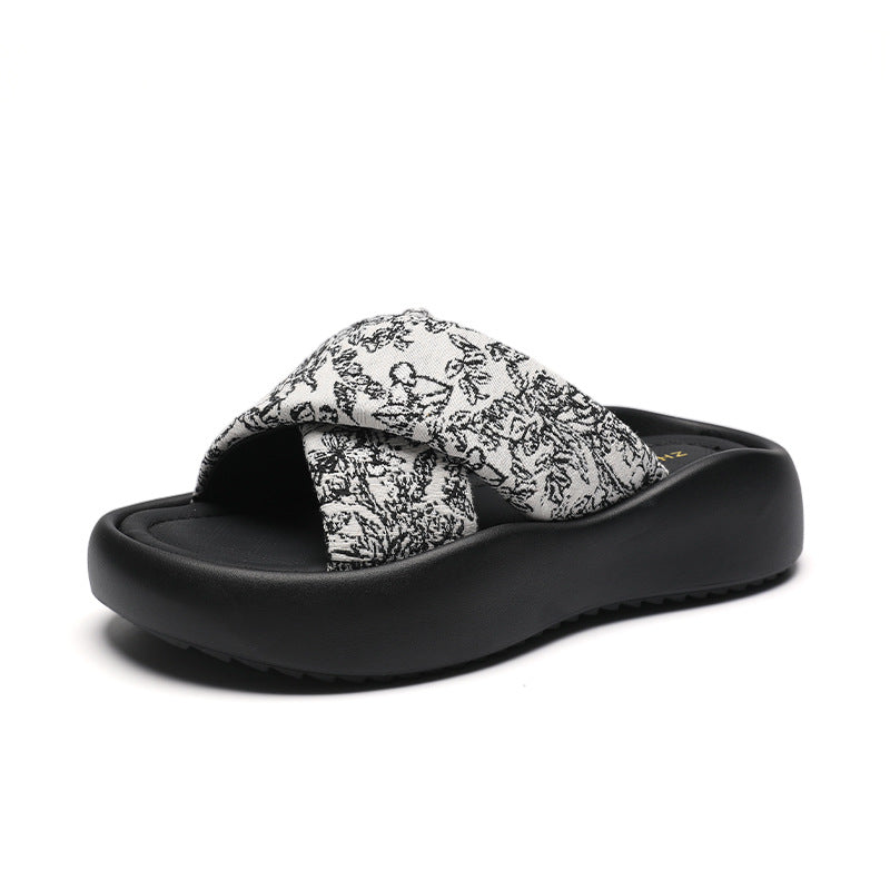 Women's Platform Summer Mid Lightweight With Skirt Men's Shoes