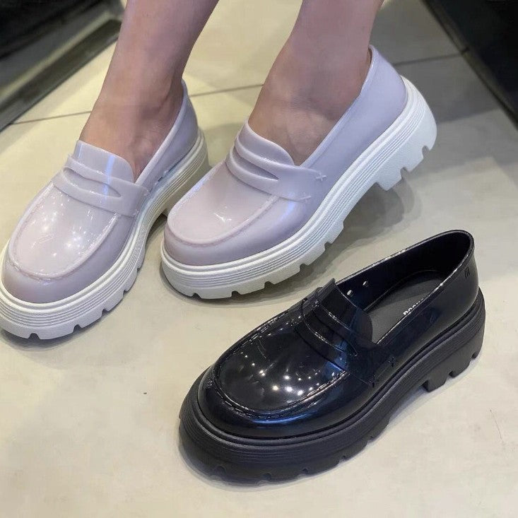Women's Brazil Gel Melisa Platform Retro British Loafers