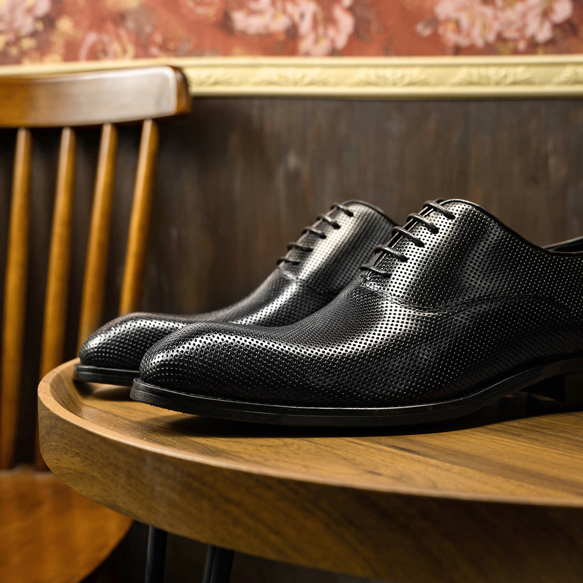 Men's Also Price Hole Business Formal Wear Leather Shoes