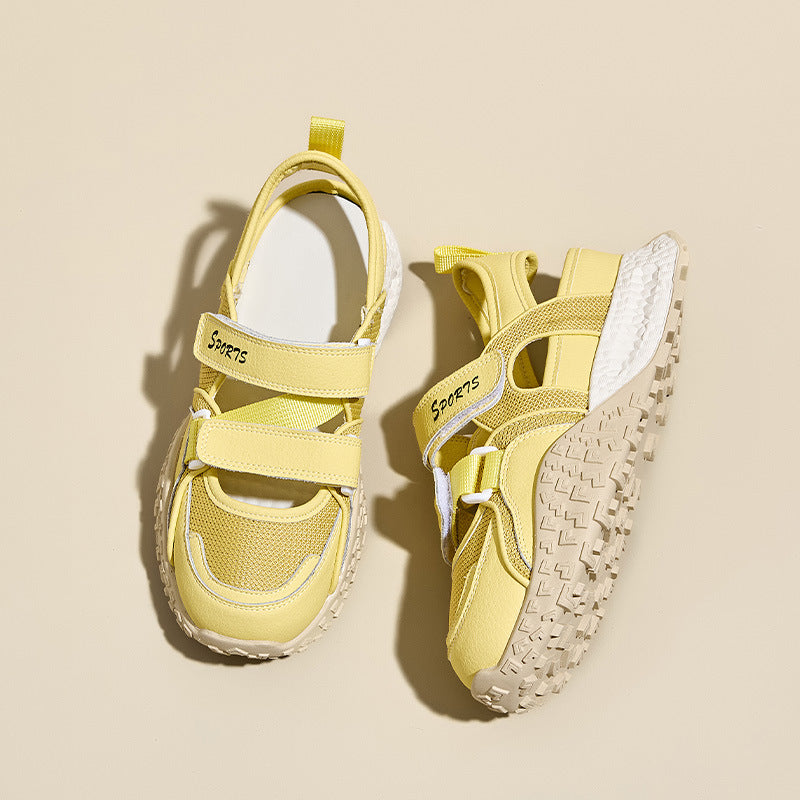 Women's Closed Toe Sports Outdoor Fashion Velcro German Sandals