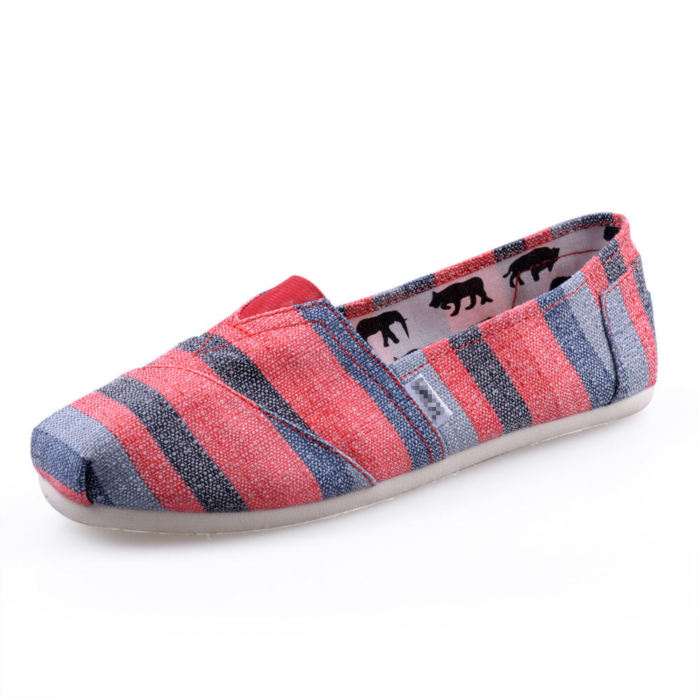 Pedal Thomas Lazy Cloth Linen Solid Canvas Shoes