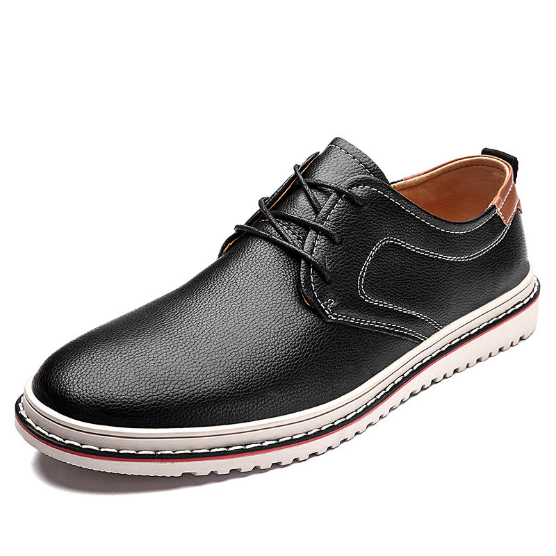 Men's Plus Size Business British Fashion Driving Leather Shoes