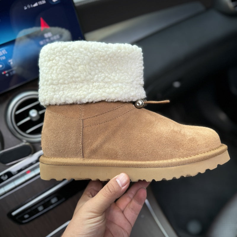 Women's Wool Length Thermal With Veet Elastic Boots