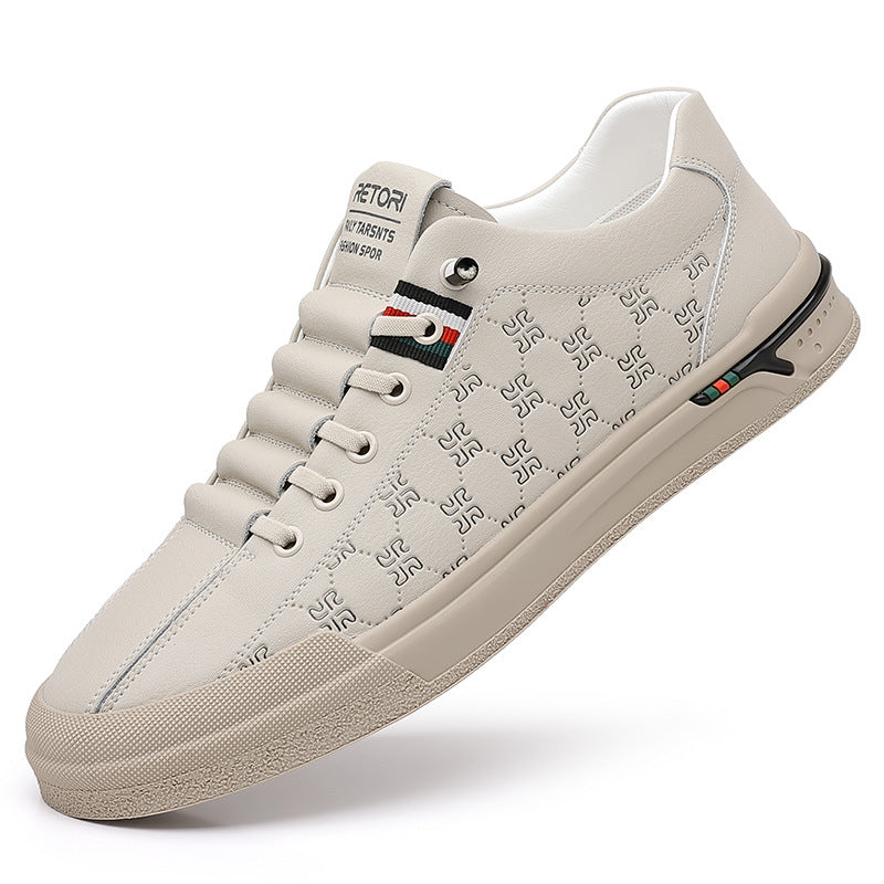 Men's Summer White Vintage Fashion Breathable Sports Sneakers