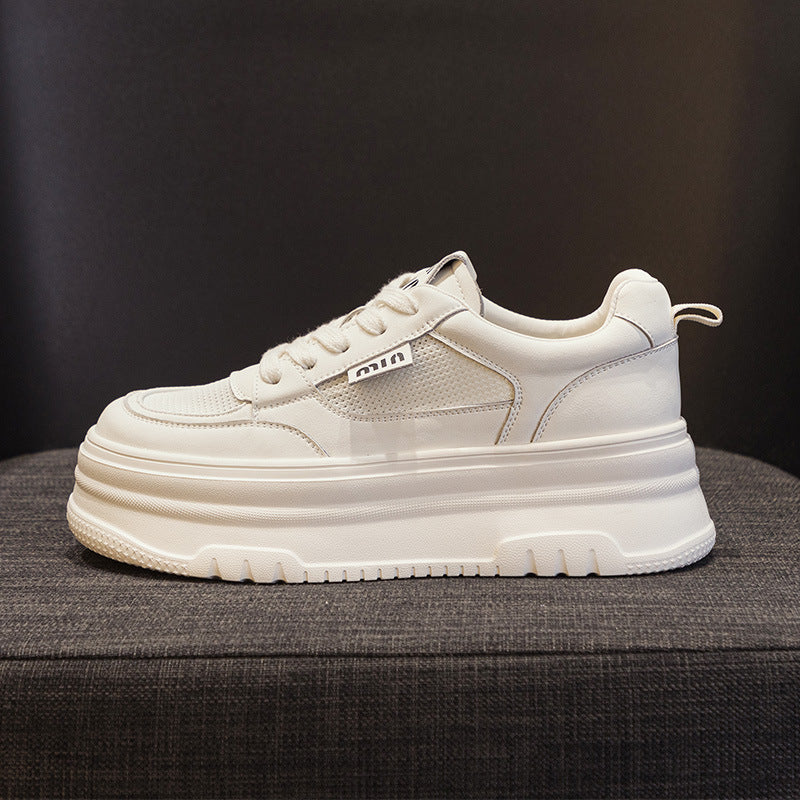 Women's Hidden White Summer Breathable Mesh Portable Casual Shoes