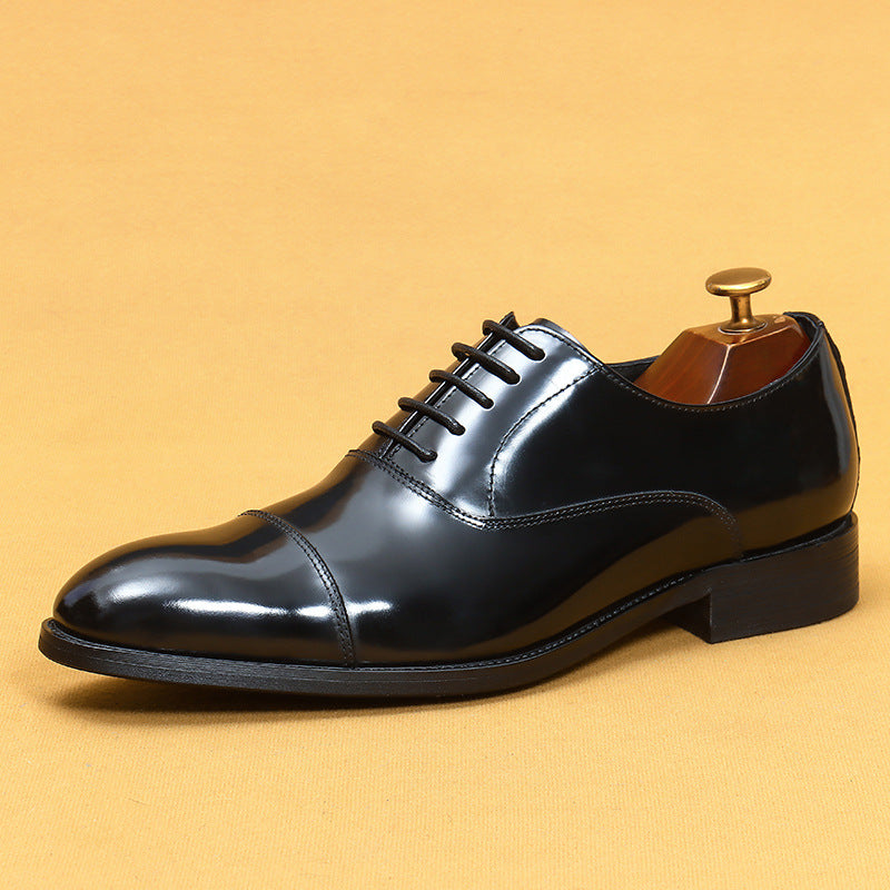 Men's Formal Wear Business Genuine Pointed Oxford Leather Shoes