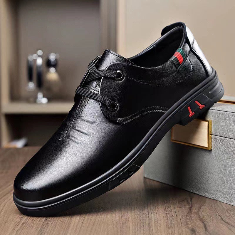 Men's Genuine Autumn Soft Comfortable Business Fashion Leather Shoes