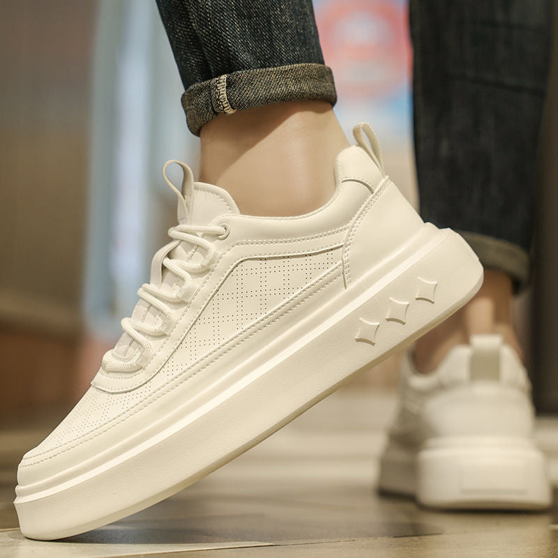 Men's Summer Breathable Skateboard Thick Bottom Fashionable Casual Shoes