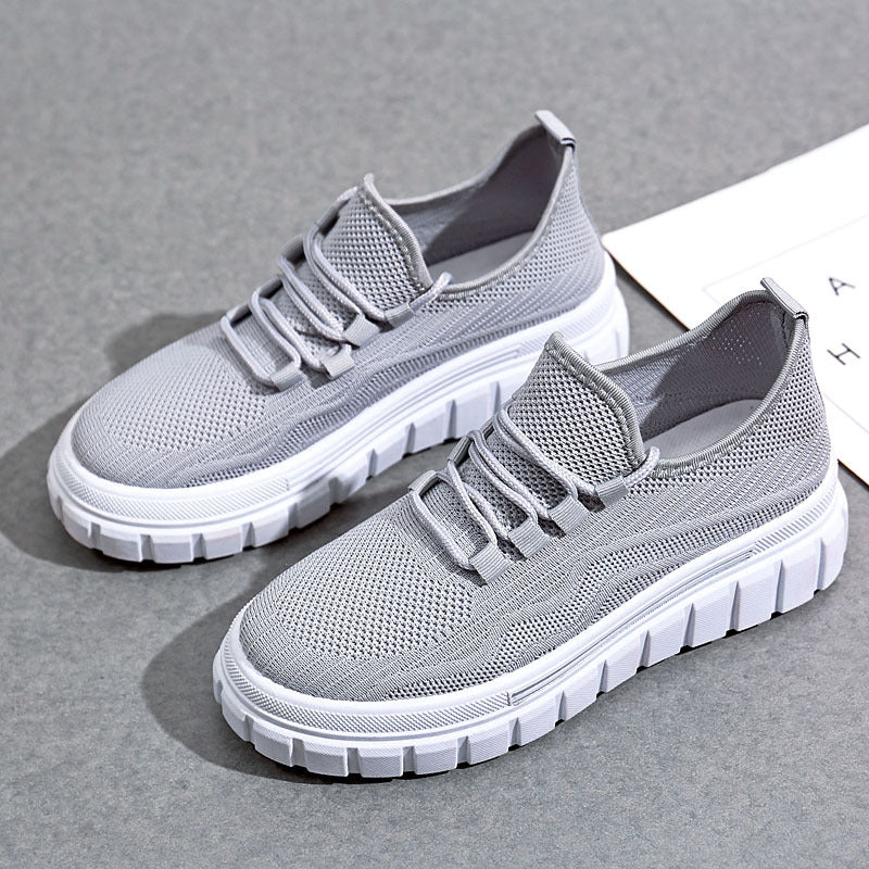 Women's Autumn Fly Woven Mesh Breathable Soft Casual Shoes