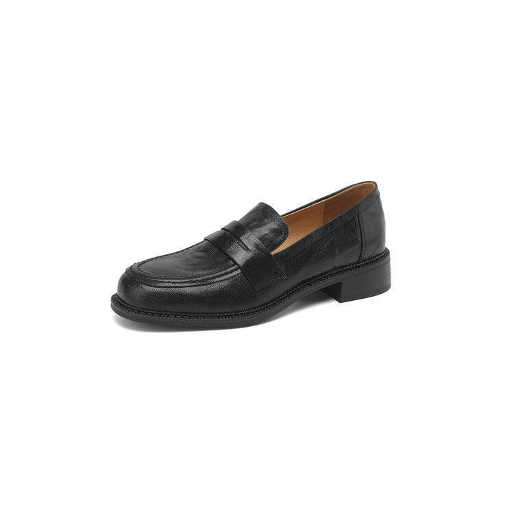 Women's Mouth Eu South Korea Chunky Small Loafers