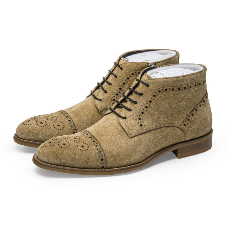 Within Hours Chelsea Retro Matte Business Formal Boots