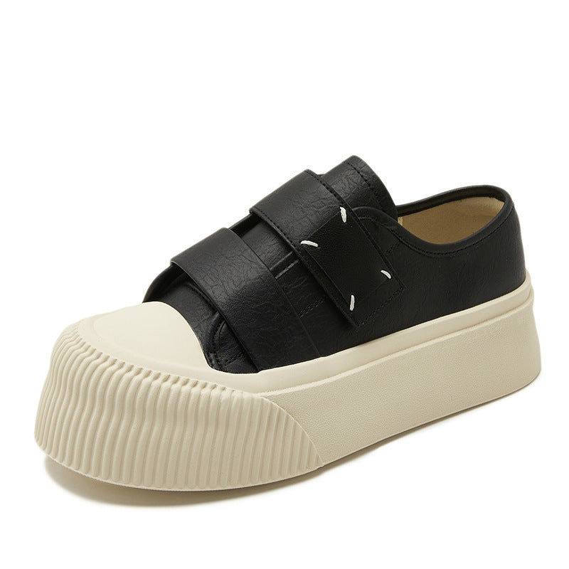 Women's Platform Spring Bread Korean Style White Sneakers
