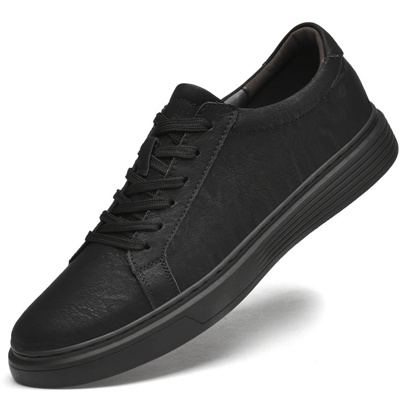 Men's Summer Cowhide Hollow Breathable Fashion Retro Sneakers