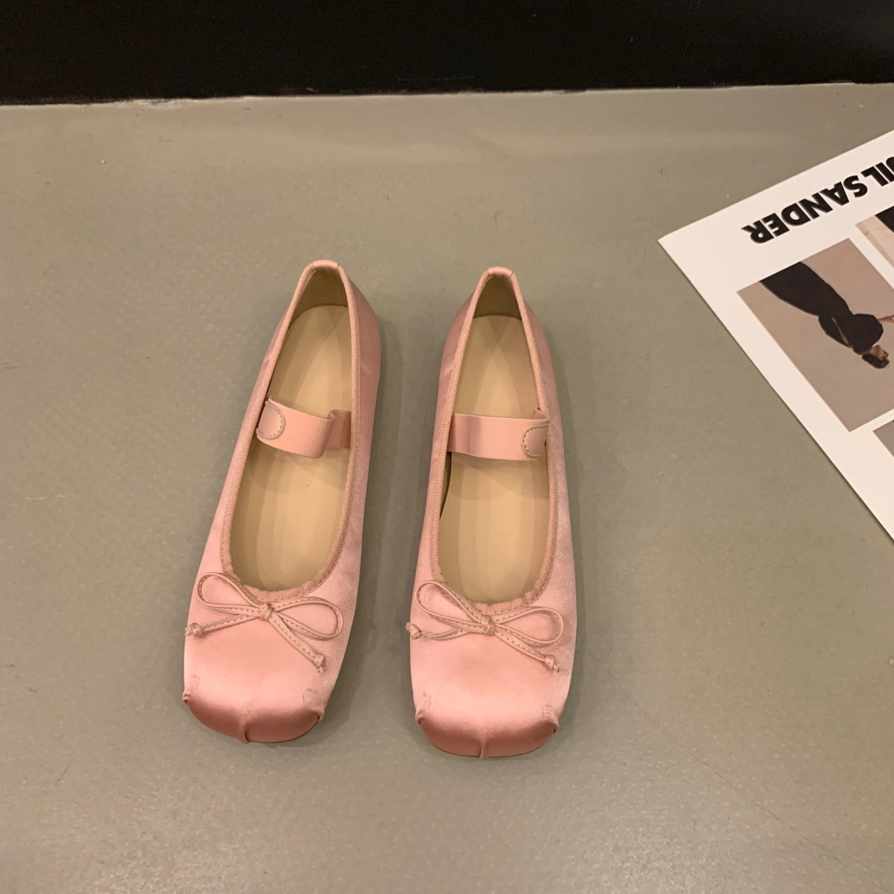 Women's Spring Classic Style Retro Ballet Fairy Leather Shoes