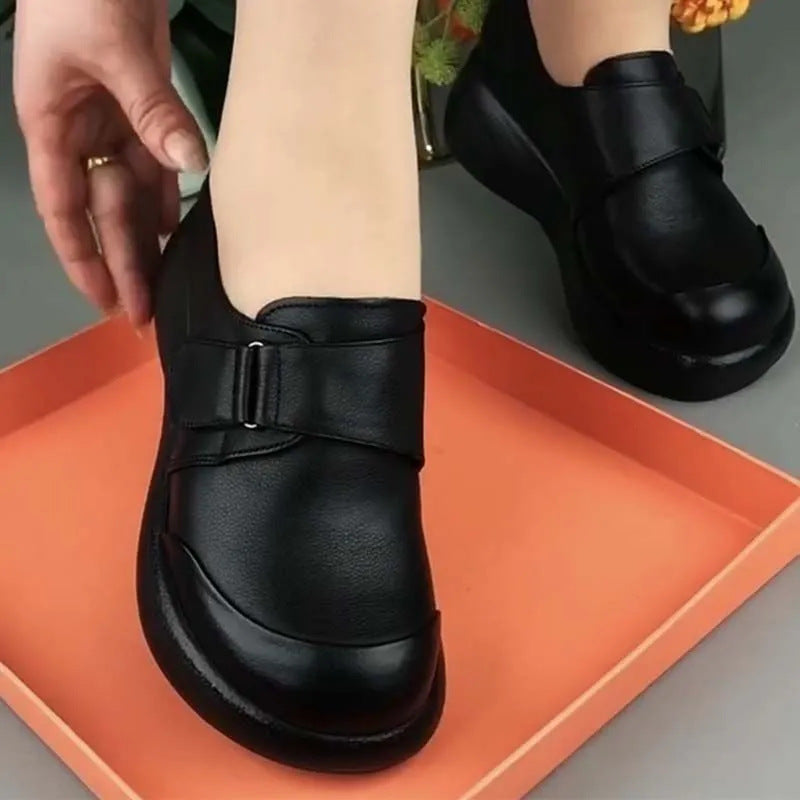 Women's Autumn Soft Platform Bottom Mom Retro Casual Shoes