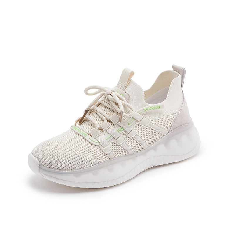 Women's Woven Durable Light Running Mesh Breathable Sneakers