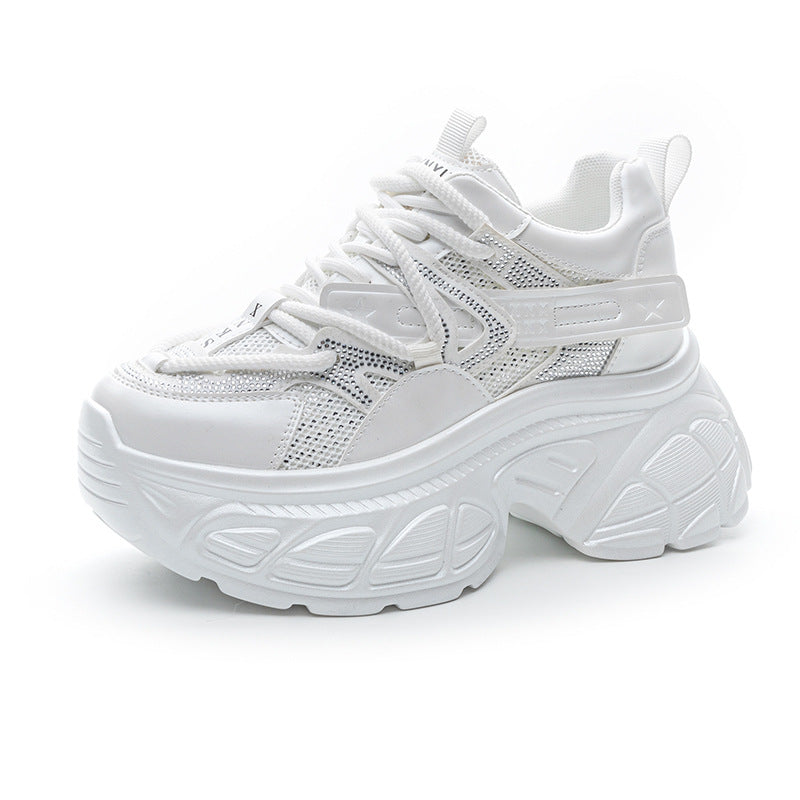 Women's Height Increasing Insole Thick-soled Daddy Fashion Casual Shoes
