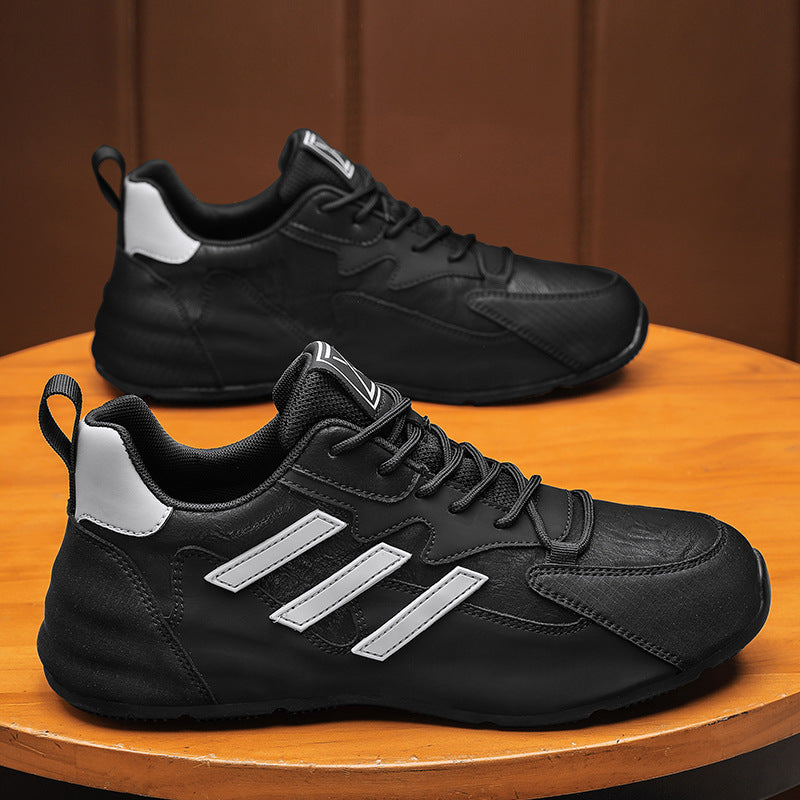 Men's Green Surface Spring Versatile Sports Bag Sole Personality Casual Shoes