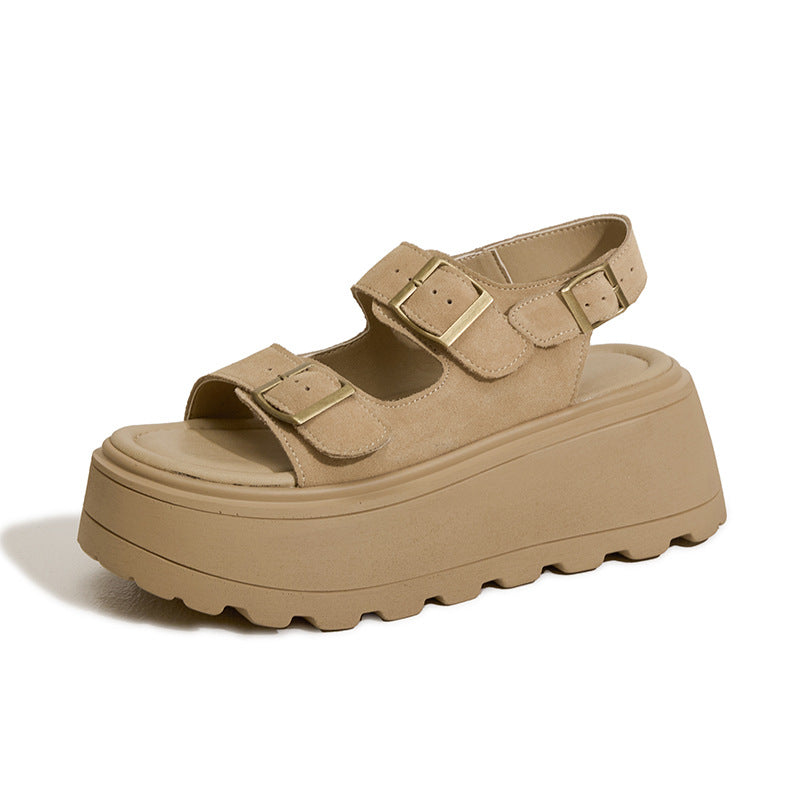 Women's Platform Summer Fashion Street Slip-on Lofter Sandals