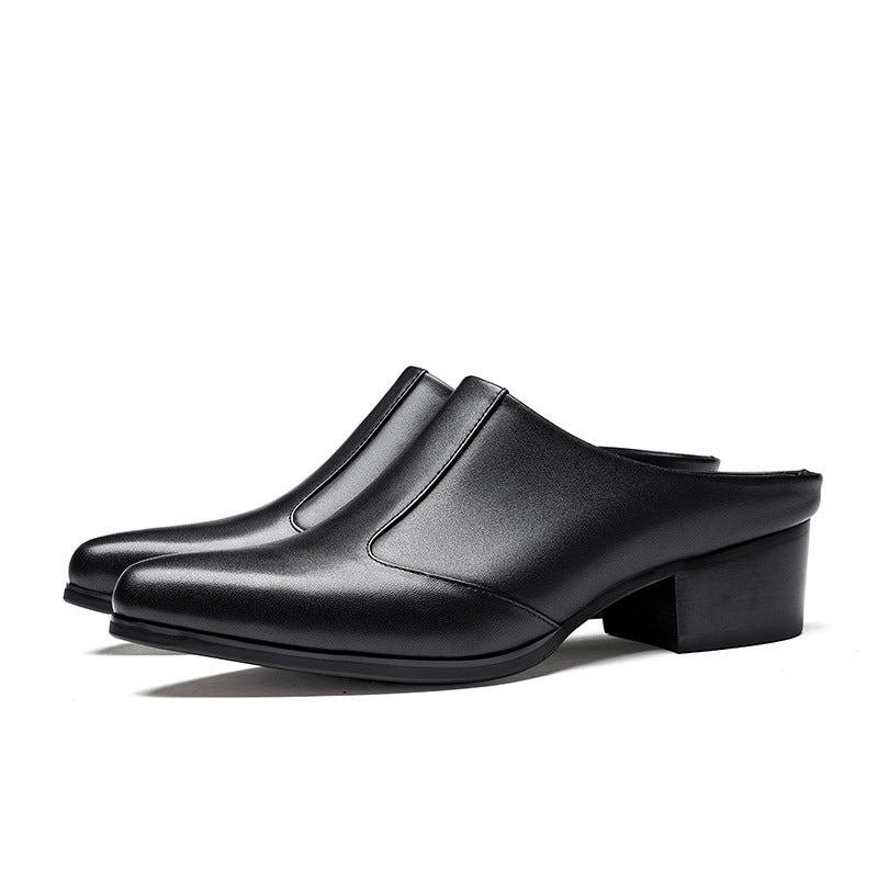 Men's Personalized Trendy Niche Bright Bag Toe Sandals