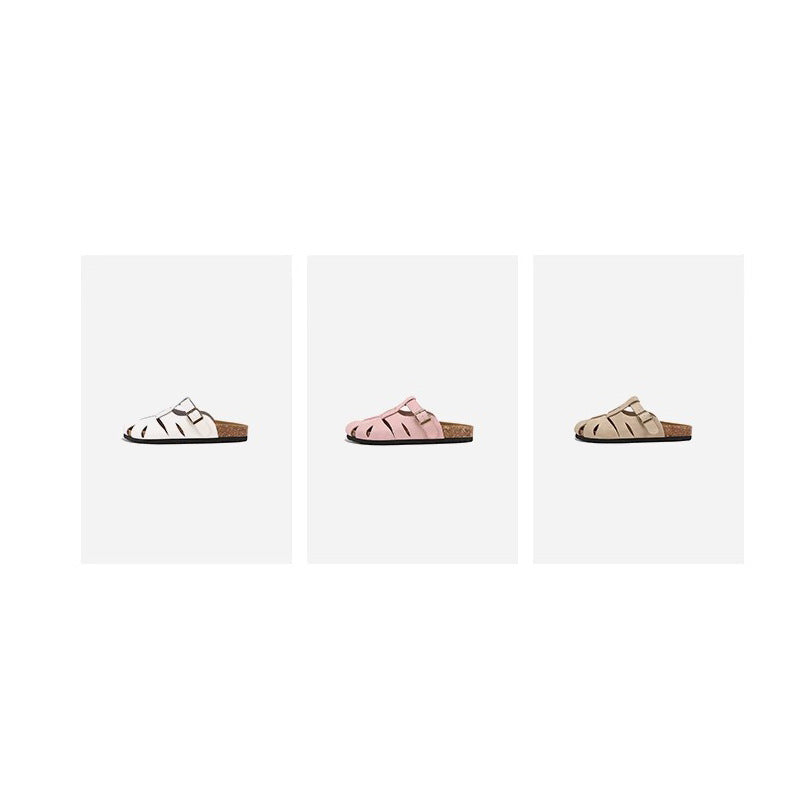 Women's Leisure Toe Cap Pig Cage For Slippers