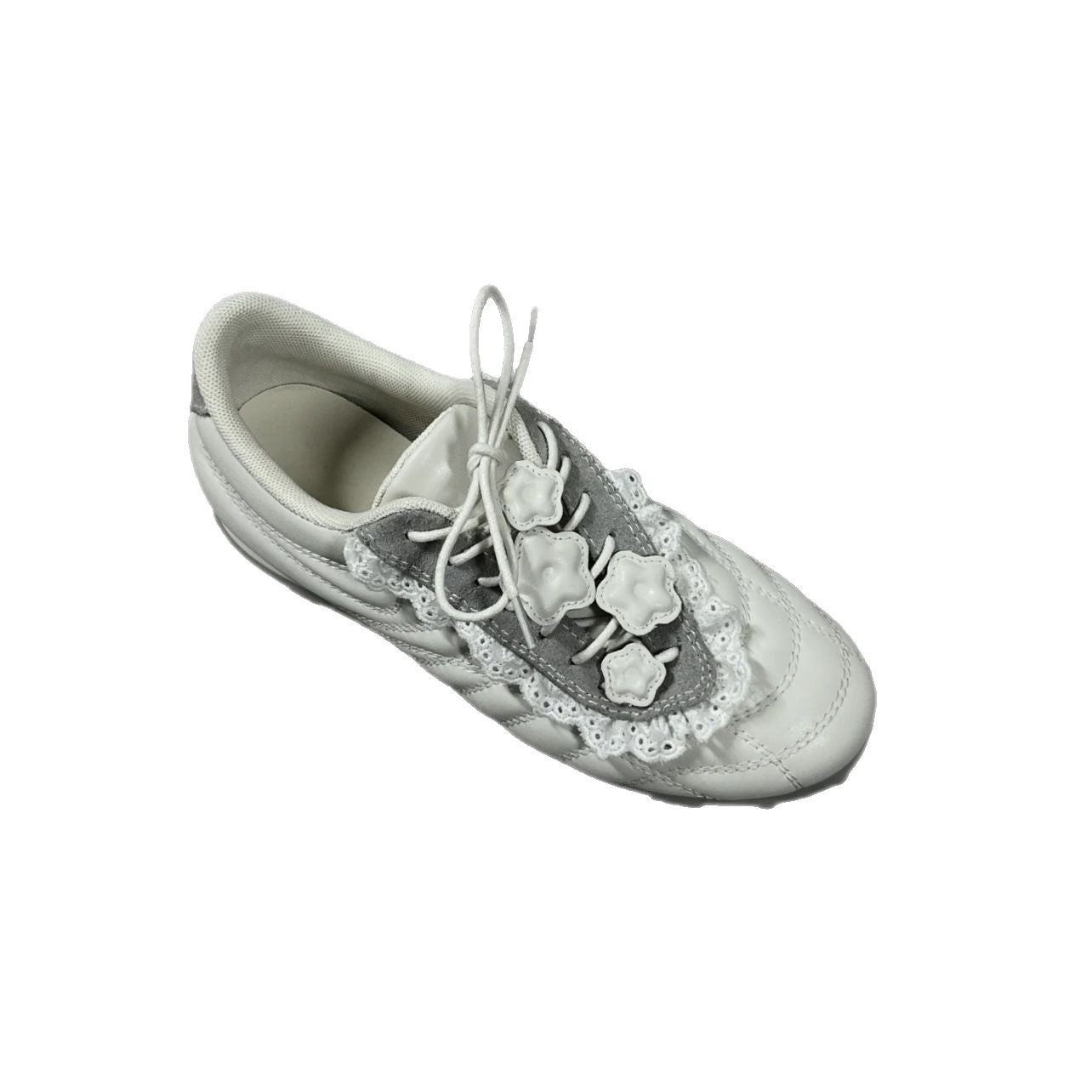Women's Korean Small Flower Decorative Thick-soled German Women's Shoes