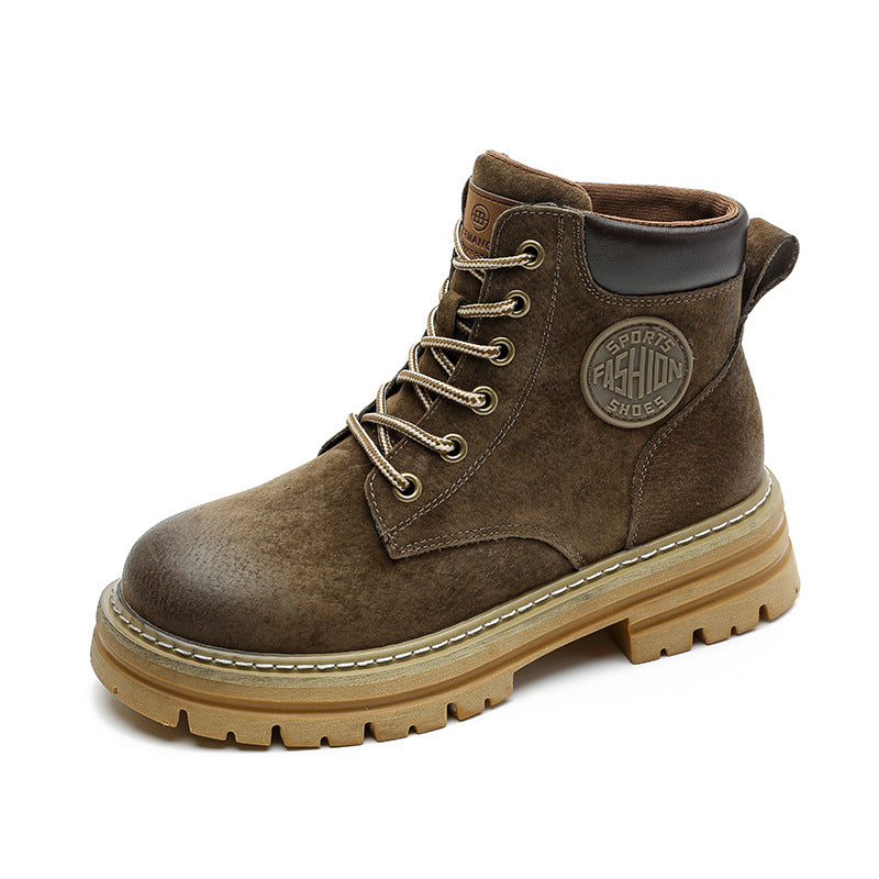 Women's Martin Soft Bottom Retro Ankle Pig Boots