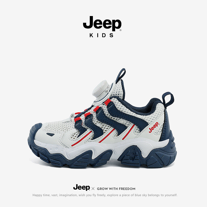 Children's Summer Mesh Surface Soft Bottom Rotating Kid's Sneakers