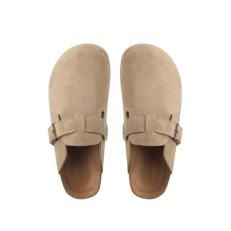 Women's Style Vintage Soft Bottom Toe Cap Slippers