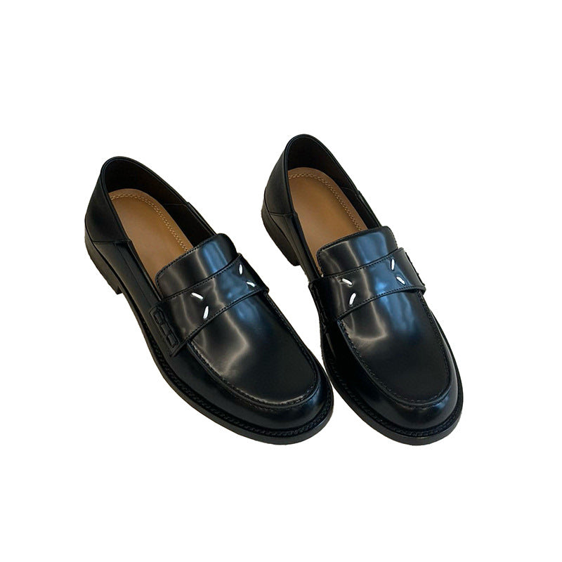 Women's Step-on Dual-purpose British Style Slip-on Retro Loafers
