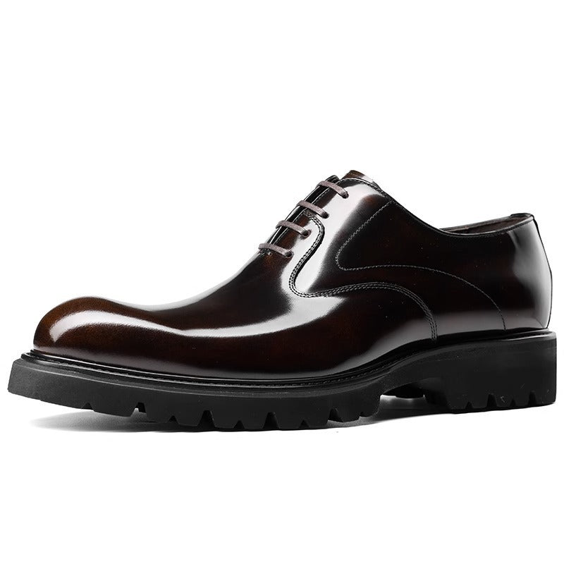 Men's Foam Outsole Business Authentic Genuine Suit Oxford Leather Shoes