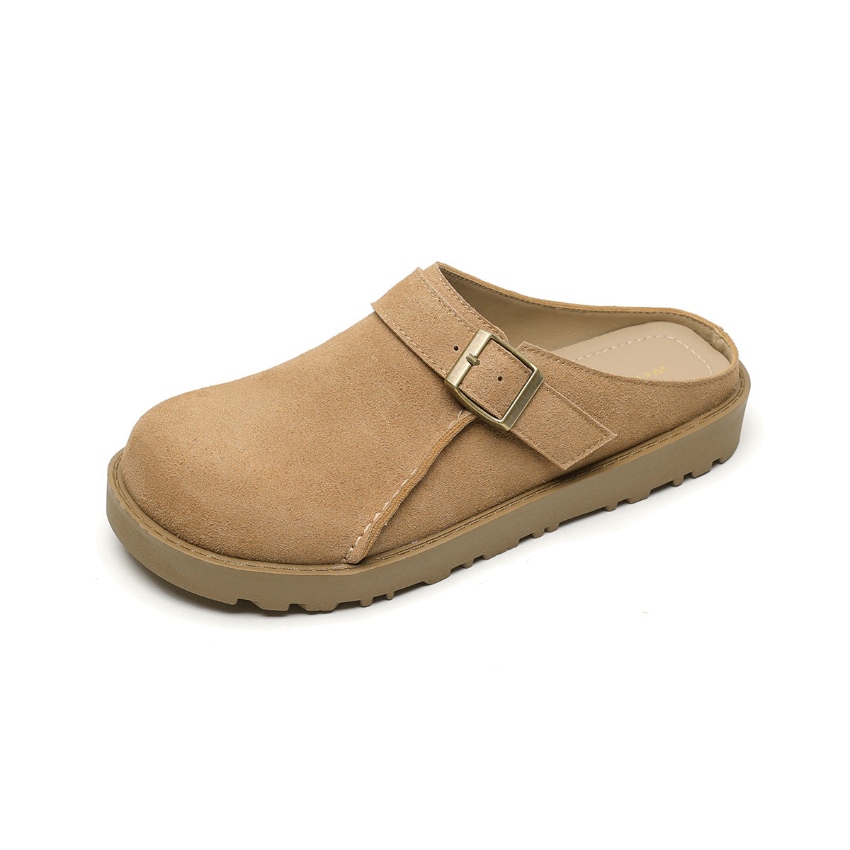 Women's Toe Box Half Outer Wear Thick Slippers