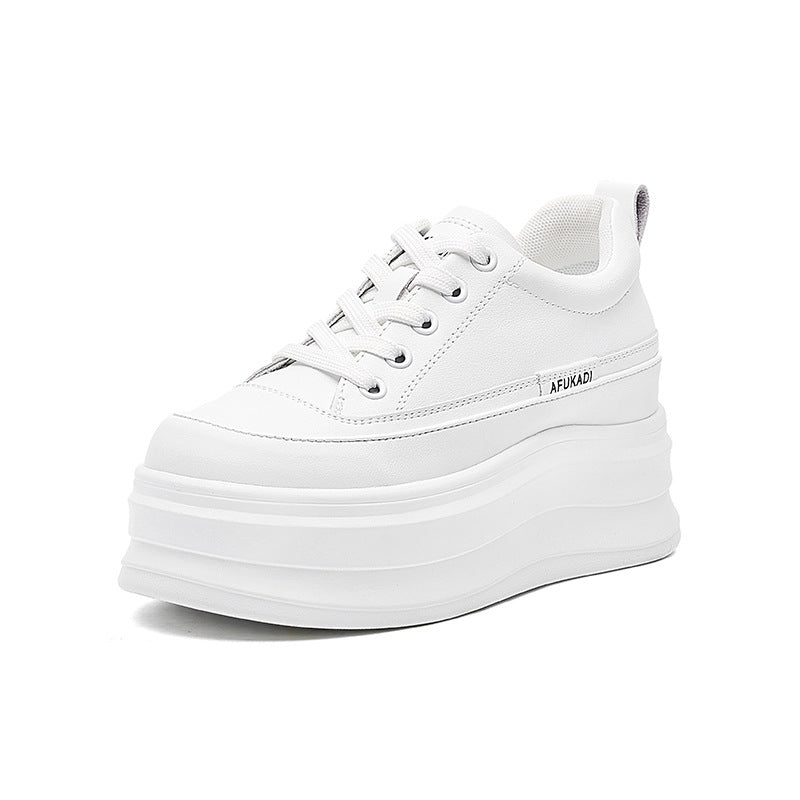 Women's Heightened Easy Wear Flat Korean Versatile Height Women's Casual Shoes