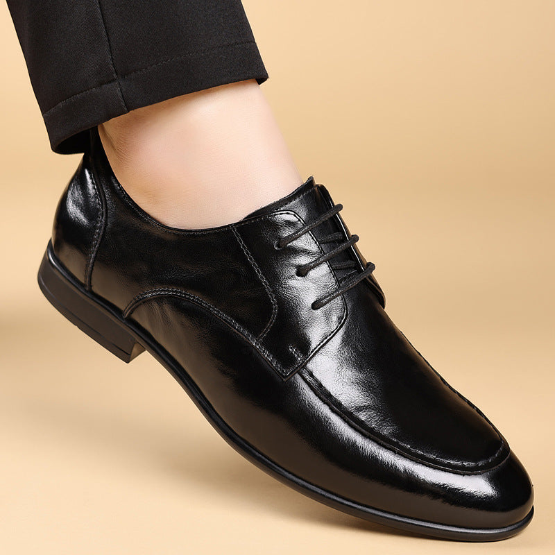Men's Layer Cowhide Soft Bottom Surface Thin Loafers