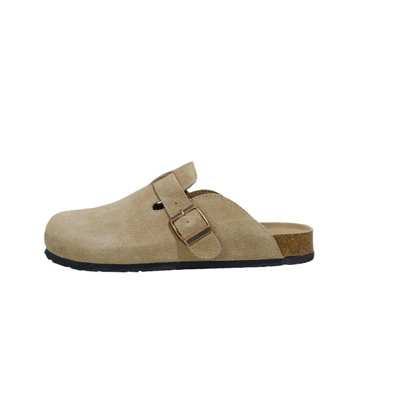 Women's Welfare Plus Size Genuine Outer Wear Slippers