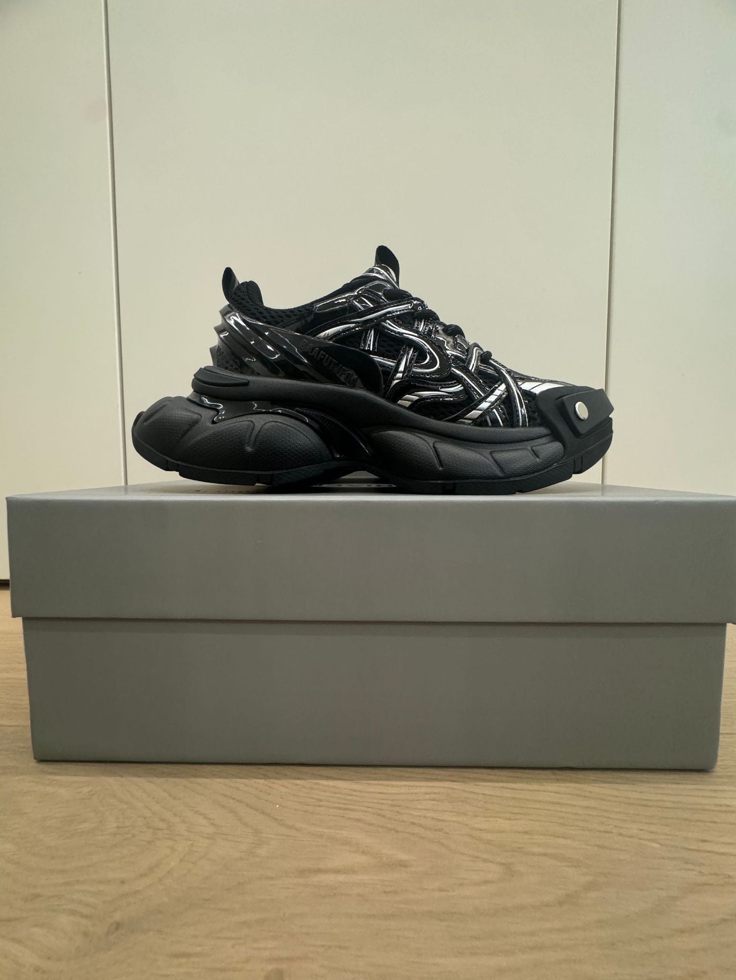 Couple Increased Platform Obsidian Dad Niche Sneakers