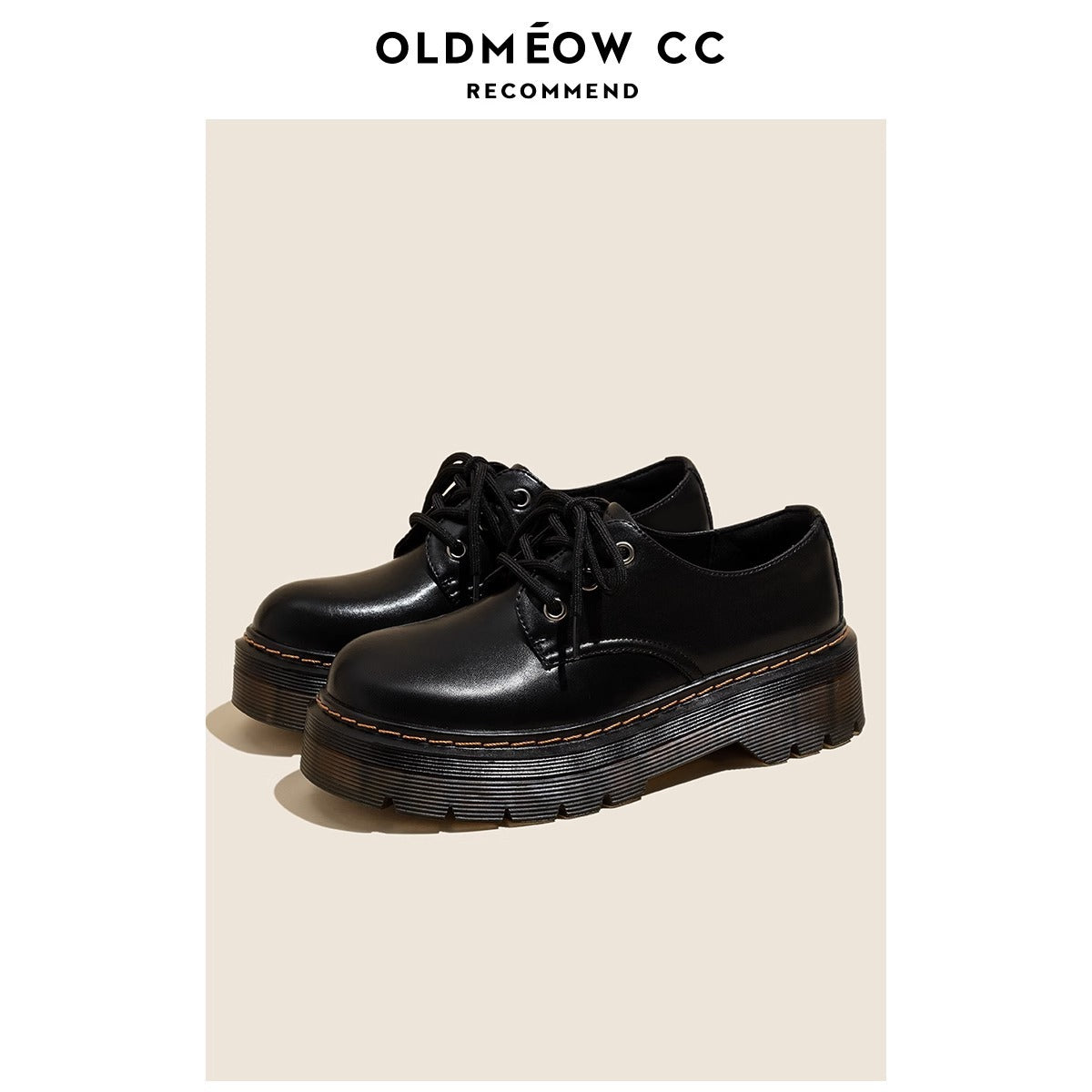Women's Store Platform Autumn British Style Genuine Lace Loafers