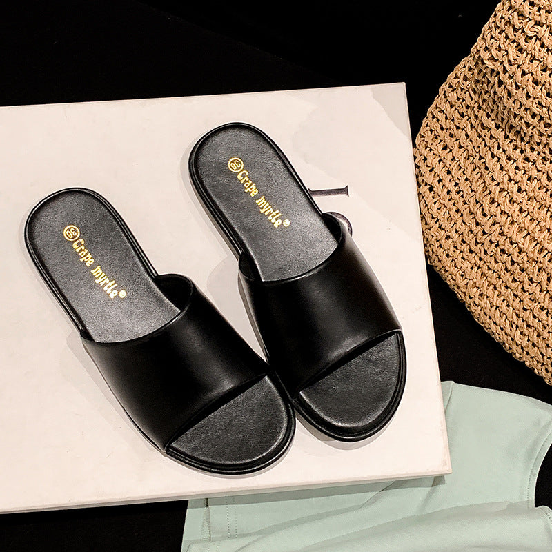 Women's Grape Mom Comfortable Surface Flat Style Sandals