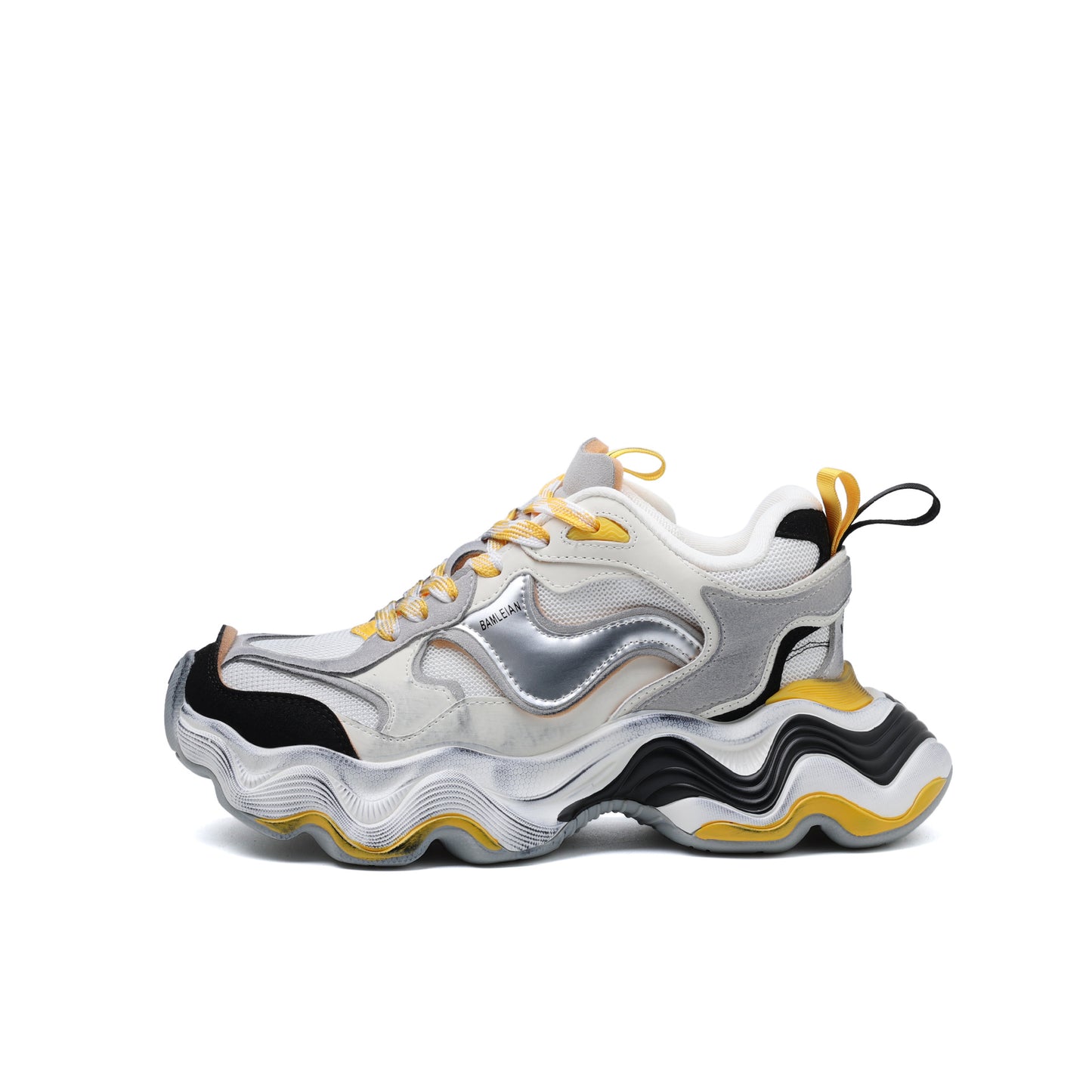 Women's & Men's Sier Wave Platform Dad Height Increasing Casual Shoes
