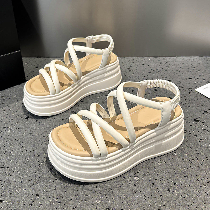 Women's Wear Not Tired Feet Muffin Platform Sandals