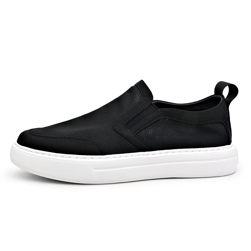 Men's Summer Breathable Lightweight Soft Sole Slip-on Men's Shoes