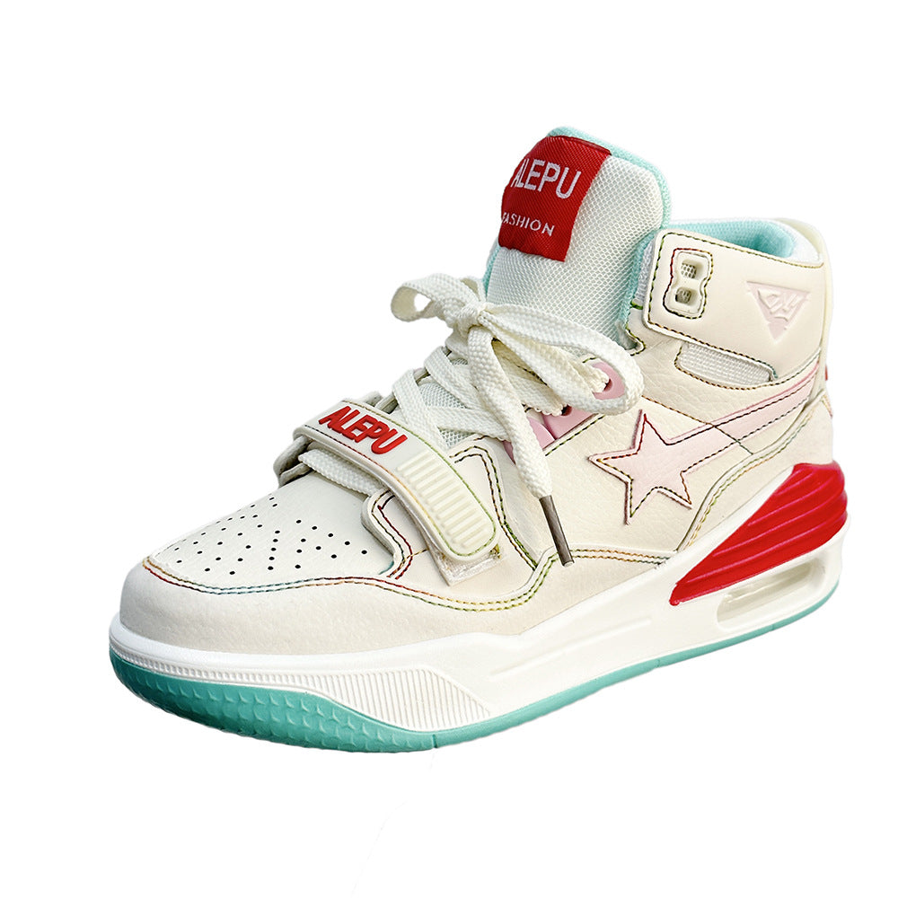 Women's Design Couple Korean Sports Increased Star Sneakers
