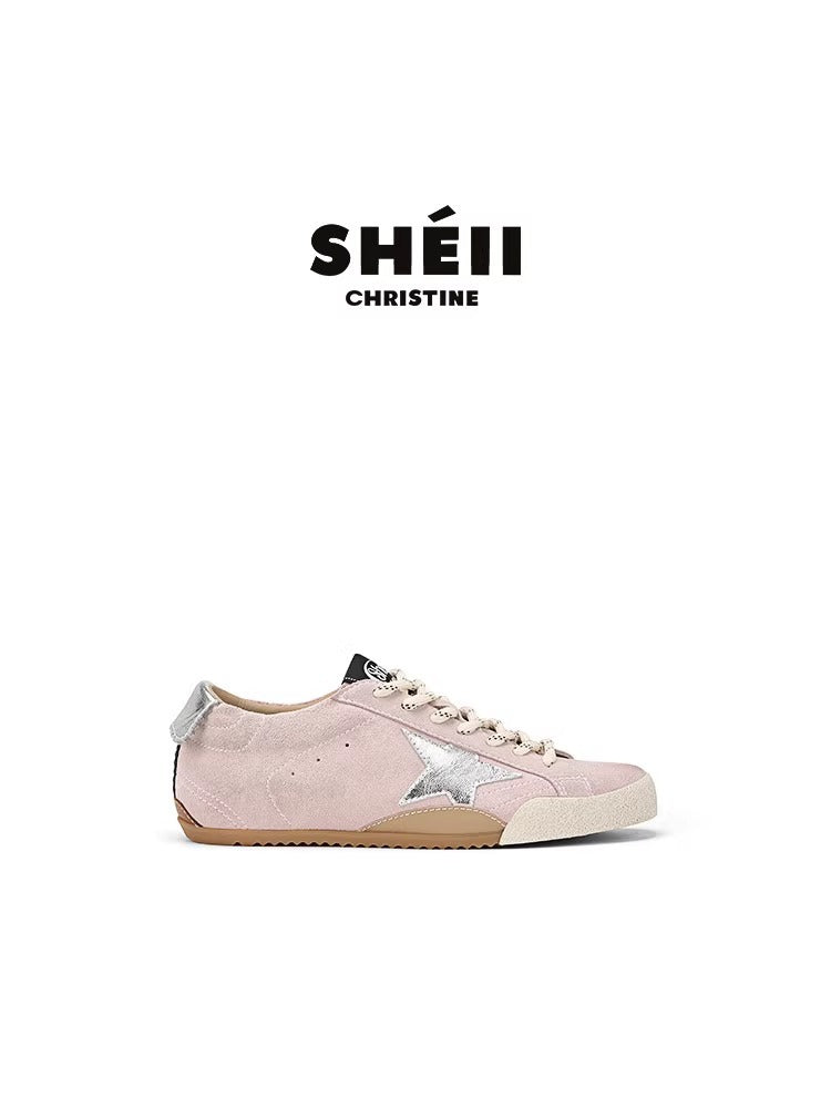 Second Generation Brushed Calfskin Vintage Mandarin Duck Sneakers